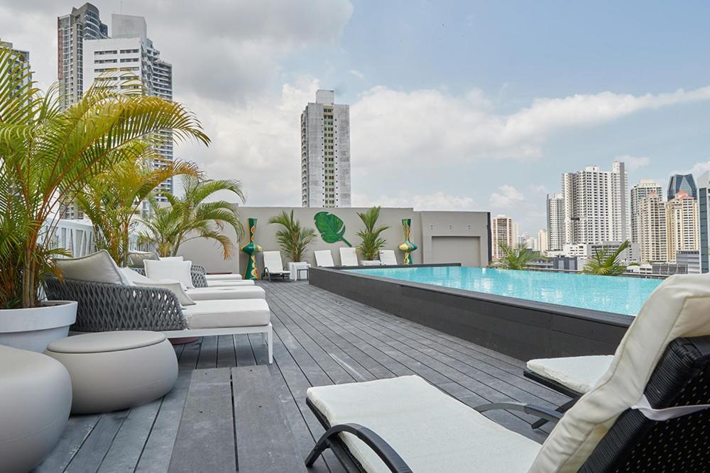 Gran Evenia Panama Hotel Εξωτερικό φωτογραφία Rooftop pool at the hotel